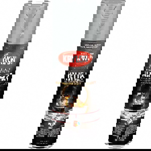 High Heat Spray Paint: Aluminum, Satin, 12 oz